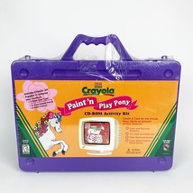 Crayola Paint &#39;n Play Pony CD-ROM Activity Kit 1998 Ibm Coloring Pc &amp; Mac Game - £27.84 GBP