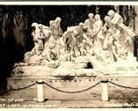 RPPC Mystery of Life Statue - Forest Lawn - Glendale, CA 1940 Postcard - $6.20