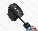 Lighted Rocker Switch - Usb Plug -12v / 24v Panel Toggle, fits Military ... - £16.02 GBP
