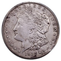 1921 Argent Morgan Dollar &quot; Coupé &quot; Variété En XF Condition. Pince En 4:0 0 - $51.97