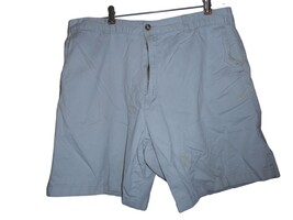 Beige twill  Men&#39;s Shorts Sz 38  100% cotton flat front - $14.99