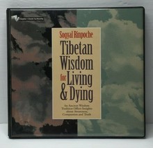 Tibetan Wisdom For Living &amp; Dying Sogyal Rinpoche 6 Cassette Spiritual S... - £35.40 GBP