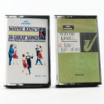 Wayne King&#39;s Golden Favorites &amp; Dance Medleys (2 Cassette Tapes, MCA) MCAC-155 - $8.88