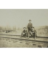 1890&#39;s Railroad Near Newburgh Park / Garfield Park Cleveland, Ohio Photo... - $37.62