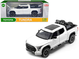 2023 Toyota Tundra TRD 4x4 Pickup Truck White Metallic with Sunroof and Wheel Ra - $43.03