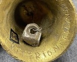 Vintage Brass Marked Criterion Bell Made in India 3 5/8” Cow Bell - $15.84