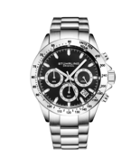 Stuhrling Ultima 3960 Quartz 42mm Chronograph - Black Dial - $292.05