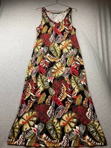 Koolaburra UGG Maxi Tropical Dress Womens Size XS Floral Vacation Summer Cotton - £19.97 GBP