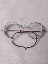 Welsh WWII Era Aviator Motorcycle Glasses Goggles Clear Lenses Vented Mesh Sides - £55.28 GBP