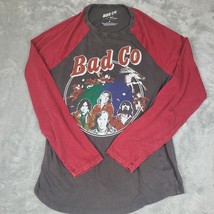 Lucky Brand Bad Co Baseball T-Shirt Red &amp; Gray Size Medium - £13.66 GBP