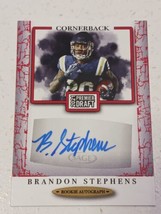 Brandon Stephens Baltimore Ravens 2021 Sage Premier Draft Certified Autograph - £3.71 GBP