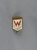 Vintage Soccer Pin - Einheit Weissenfels - Stamped Pin  - £18.77 GBP