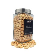Kirkland Signature Black Label Premier Cashews 38oz in Beautiful Glass J... - $60.97 CAD