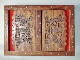 Prayer Book Stand Holder Bible, Quran, the Gita, Wooden Carved Gift - $120.42