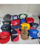 Lot Of 16 Vintage 80s 90s Racing Hats Caps SnapBack Trucker - €50,53 EUR
