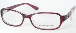 New Dana Buchman Alameda Wi Wine Eyeglasses Glasses Plastic Frame 52-16-130mm - £29.75 GBP
