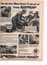 1940&#39;s Texaco rustproof  print ad fc2 - £6.67 GBP