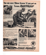 1940&#39;s Texaco rustproof  print ad fc2 - £6.76 GBP
