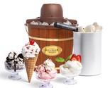 Ice Cream Maker - Old Fashioned Soft Serve Ice Cream Machine Makes Froze... - £68.90 GBP