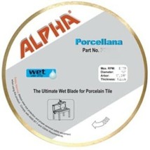 ALPHA Porcellana PT08A 8" Ultimate Wet Blade for Porcelain Tile - $102.50