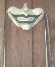 Smile Wall Mask Gothic Jester Clown Joker Renaissance Fool Circus Wall H... - $24.99