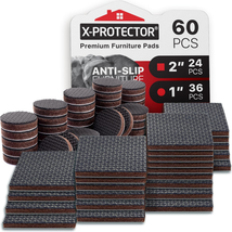 X-Protector Non Slip Furniture Pads for Hardwood Floors 60 PCS - 36 roun... - £15.25 GBP