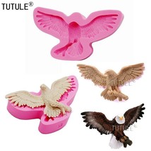 Bald Eagle Silicone Mould Food Safe Resin Clay Fondant for Jewelry Makin... - £13.56 GBP