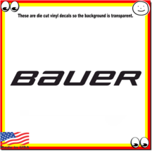 Bauer Ice Skating Hockey Vinyl Cut Decal Sticker Logo - £3.90 GBP