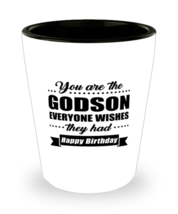 Funny Shot Glass for Godson - You Are Everyone Wishes They Had Happy Birthday  - £10.20 GBP