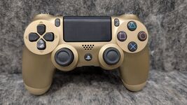 Sony PlayStation 4 PS4 DualShock 4 Wireless Controller Gold - Stick Drift - $14.99