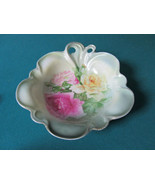 JHON H. ROTH Germany CHARLOTTE PATTERN PLATTER HANDLE ROSES [^^^] - $169.78 CAD
