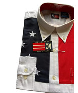 Election Time Patriotic American Mens Shirt Sz S “Avalon Collection” Col... - $27.84