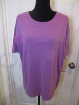 Lu La Roe Irma Heathered Purple Tunic Xxs Nwot - $23.16