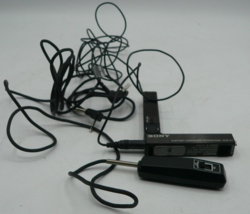 Sony ECM-K7 Electret Condenser Microphone Tested Works Missing AAA Batte... - $5.99