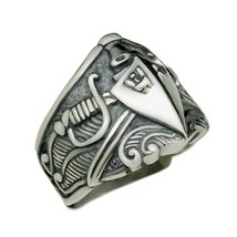 Surface Warfare Officer Sterling Silver 925 Men Band Ring SWO - $93.80