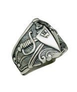 Surface Warfare Officer Sterling Silver 925 Men Band Ring SWO - $93.80