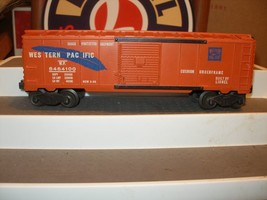 Lionel PW  6464-100 Western Pacific Boxcar, Orange With Blue Feather Variation - £980.12 GBP