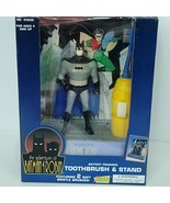 Batman Battery Powered Toothbrush W/ Stand Animated Series Soft Bristles... - £28.48 GBP