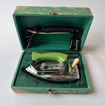 Vintage Electric Clothes Travel Iron Vulcan W400 in Original Box Working - $329.00