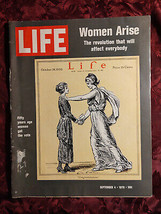 Life September 4 1970 Sept 70 Women&#39;s Lib Liberation America&#39;s Cup Paul Mazursky - £5.50 GBP