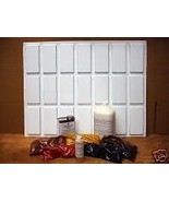 24 Molds &amp; Supply Kit Make 1000s of #925 (4x8x.5&quot;) Flat Smooth Brick Sub... - $3,743.37 MXN