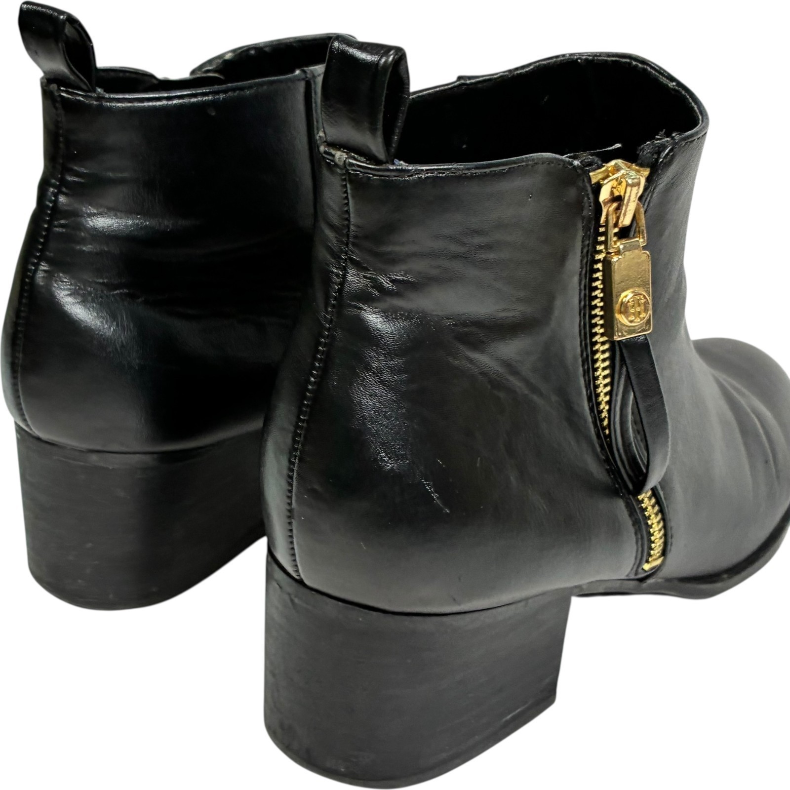 Tommy Hilfiger Reiz 2 Black Zip-up Ankle Bootie TWREIZ2-M women's size 9M Item image 8