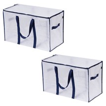 2 Pack Moving Bags, Valentines Day Decorations Storage, Moving Supplies,... - £29.80 GBP