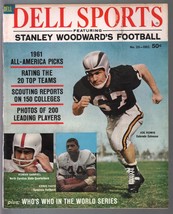 Dell Sports Stanley Woodwards Football #23 1961-Gabriel-NCAA-NFL-stats-info-FN- - $129.01