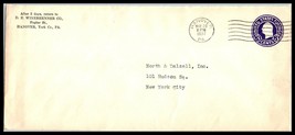 1937 US Cover - D. E. Winebrenner Co, Hanover, Pennsylvania to New York City W2 - £2.21 GBP