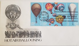 FDC Hot Air Ballooning Mar 31 1983 - £3.96 GBP
