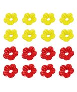 16 Pieces Hummingbird Feeder Replacement Flowers Parts Yellow Red - $178.04 MXN