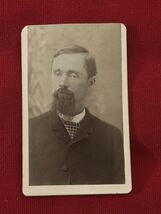 Antique 1800s Tintype Older Man Pointee Long Goatee pH57 - $10.88