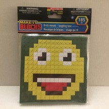 NEW Make-It Blocks Brick Mosaic Laughing Face - 185 Pieces - $9.45