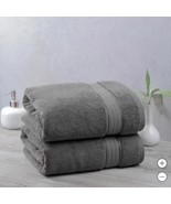 Welspun Purely Indulgent Towel Set Dark Gray 2-Piece Egyptian Cotton 640... - $75.21 CAD+